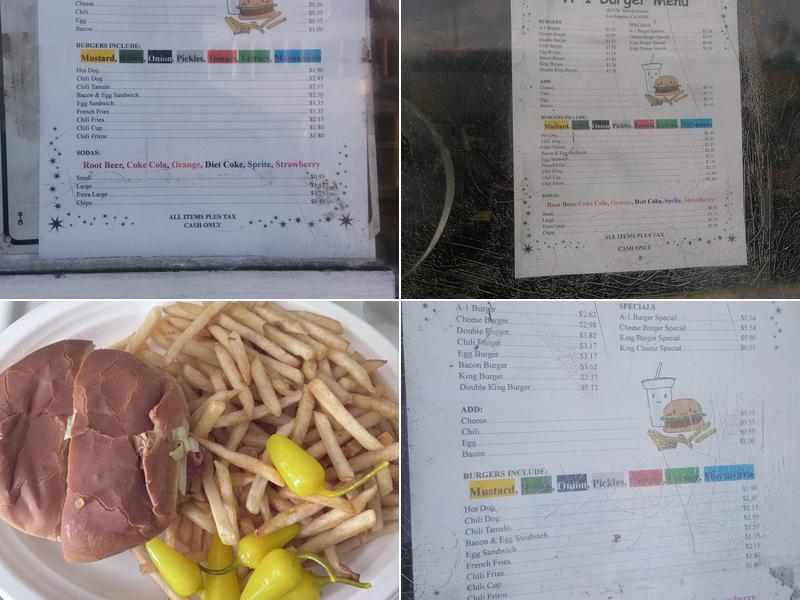 A1 Burger Menu