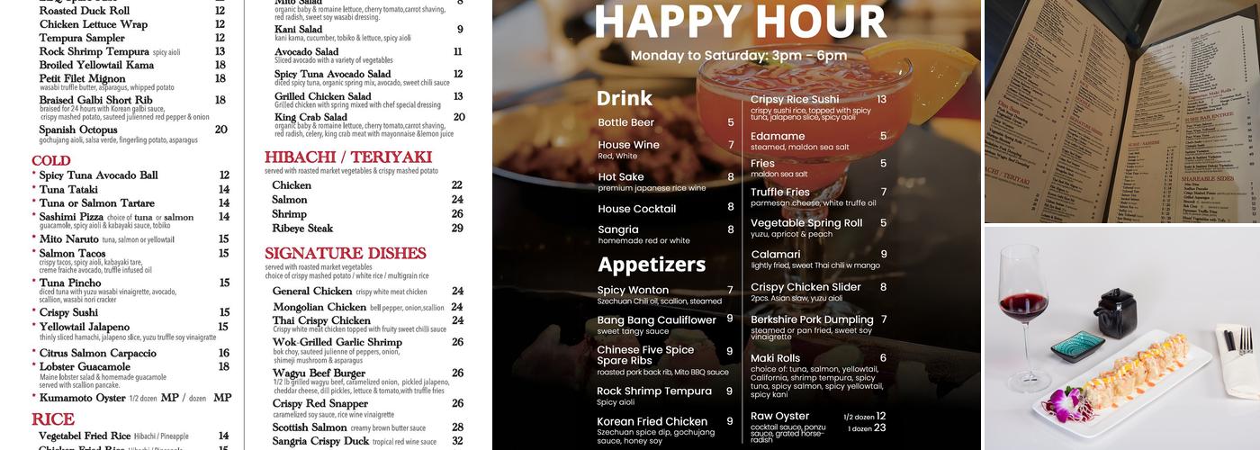 Mito Menu