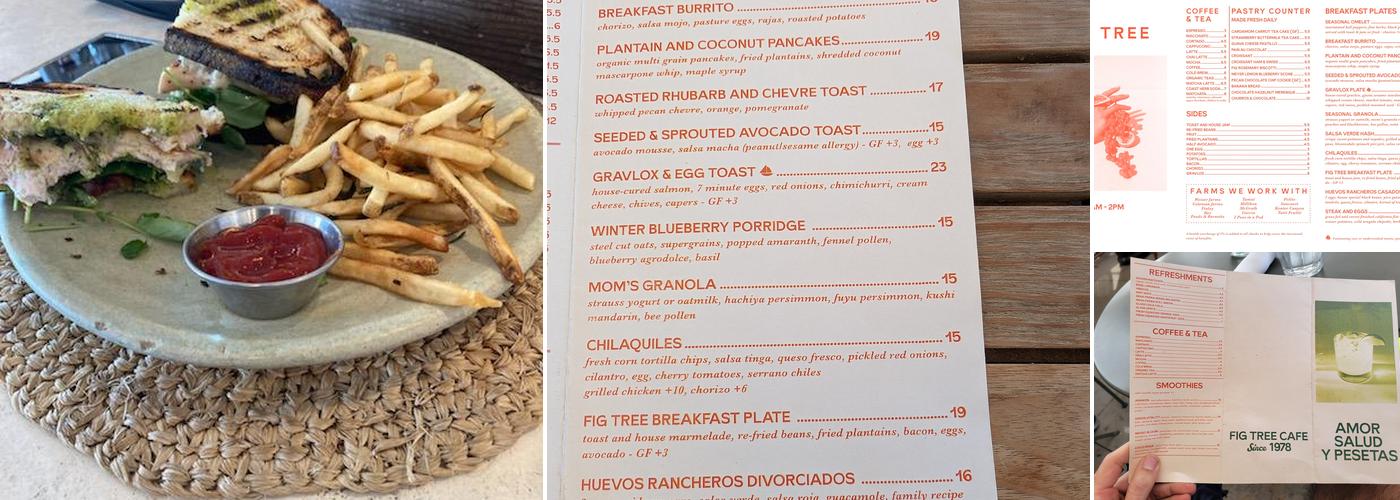 Fig Tree Menu