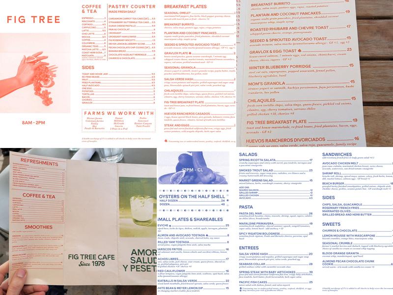 Fig Tree Menu