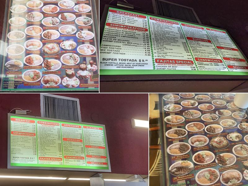 Charly's Restaurant Menu