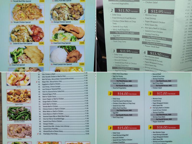 Kim's Menu