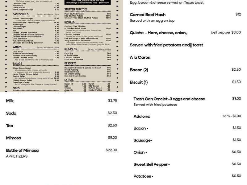 Cork This Tap That Menu