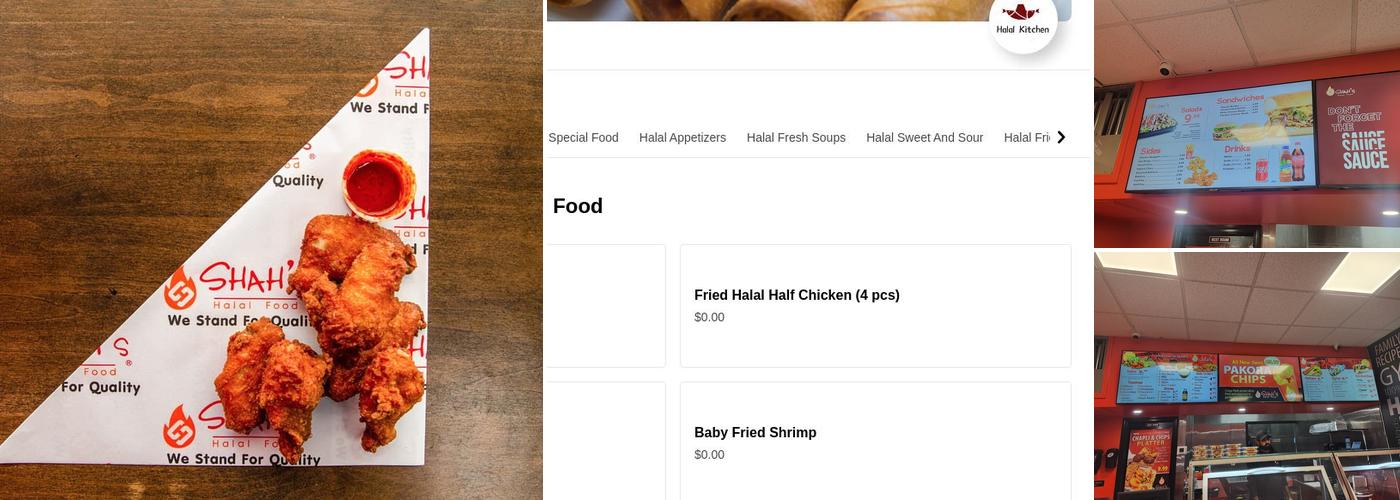 Shahs Halal Sunnyside STORE Menu