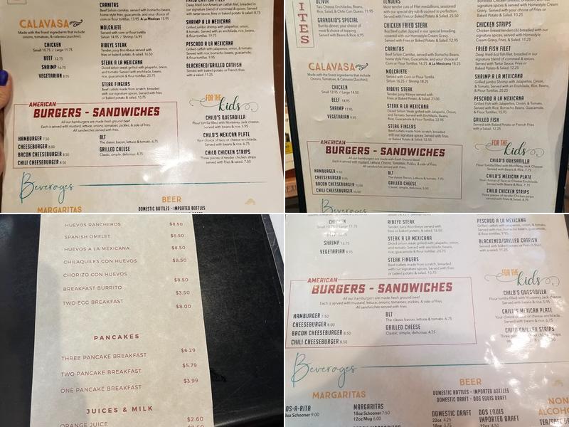 Fuentes Cafe Downtown Menu