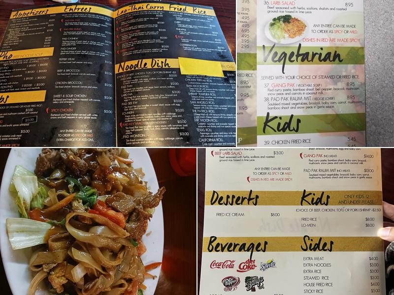 Ban Moon Menu
