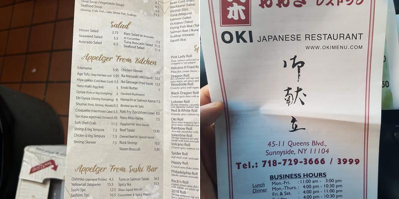 Oki Menu