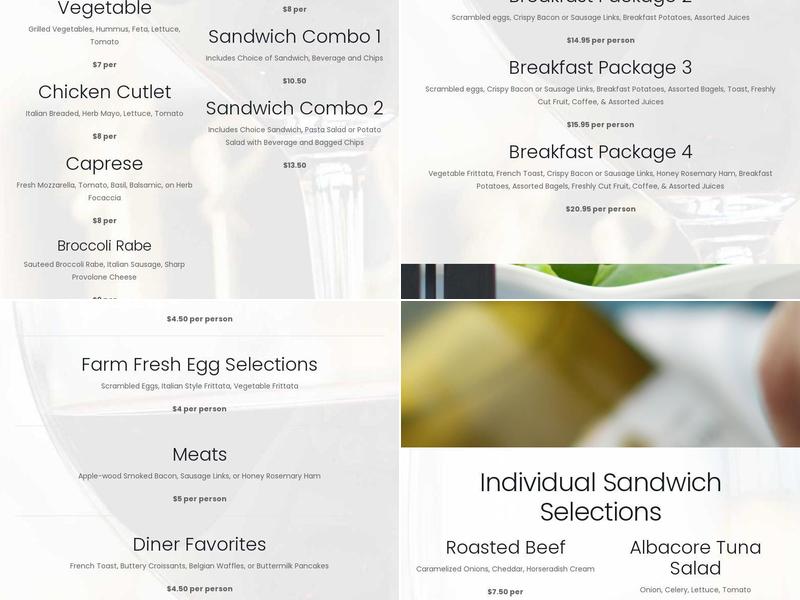 Millonzi's Bar & Grille Menu