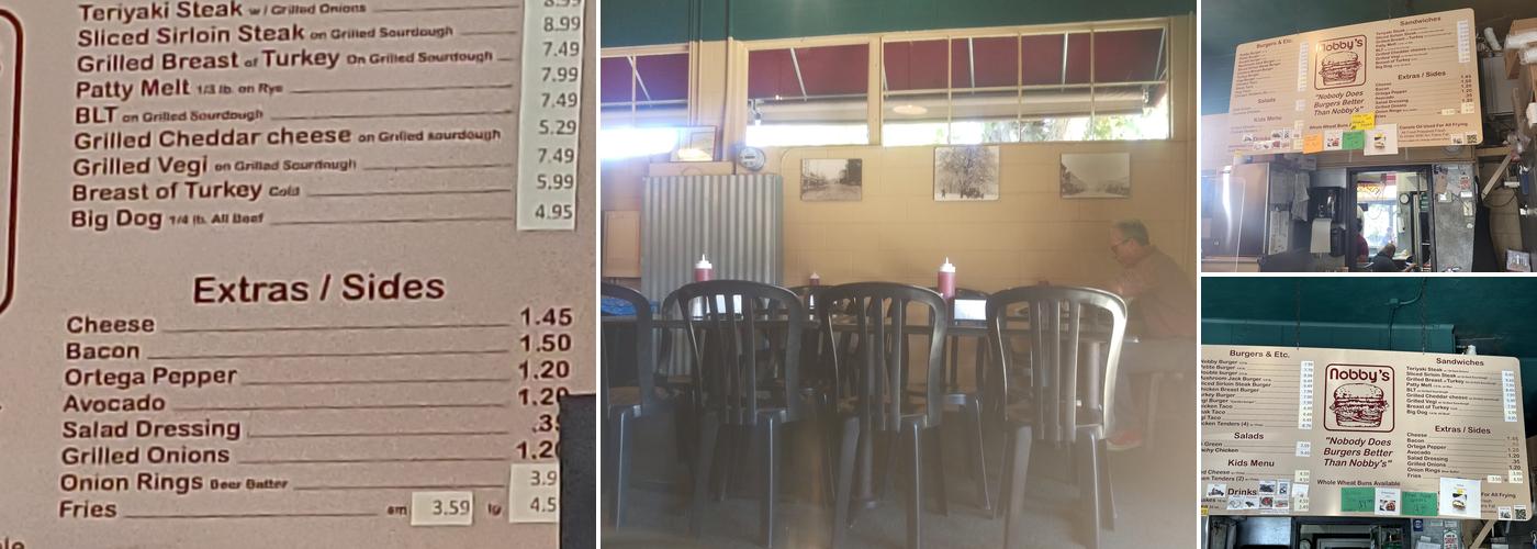 Nobby's Menu