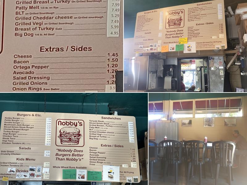 Nobby's Menu