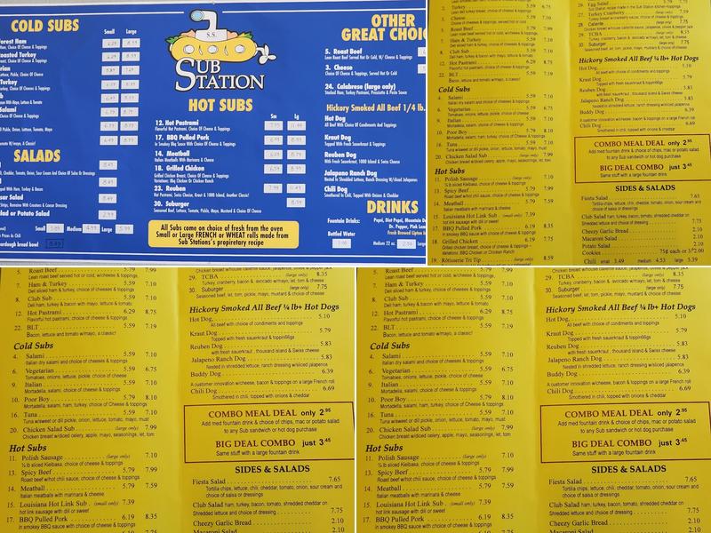 Sub Station Menu