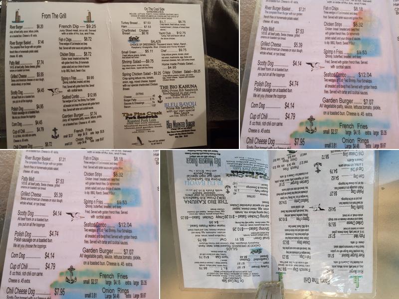 Scotty's Landing Menu