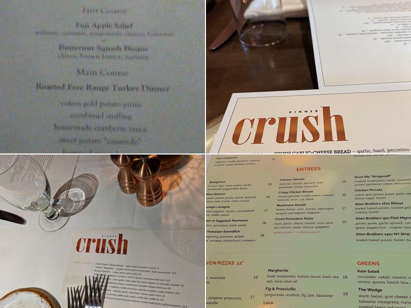 Crush Menu