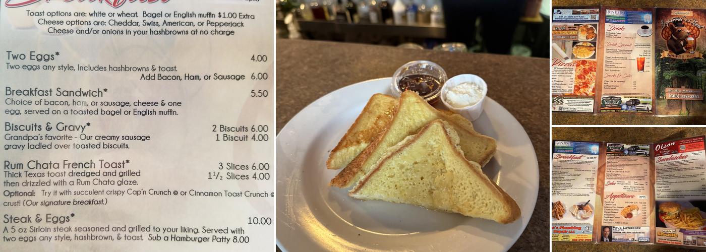 Squirrel's Nest Menu