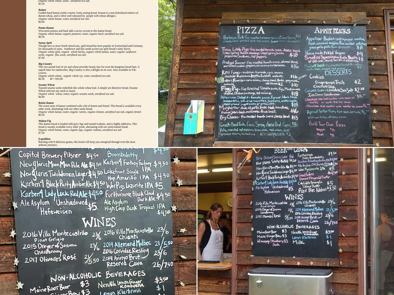 Cress Spring Bakery Menu