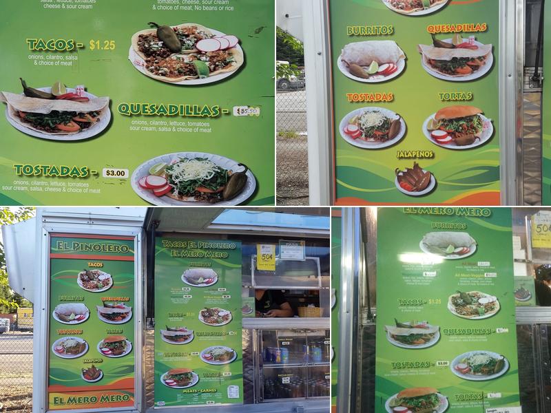 Tacos El Pinolero Menu