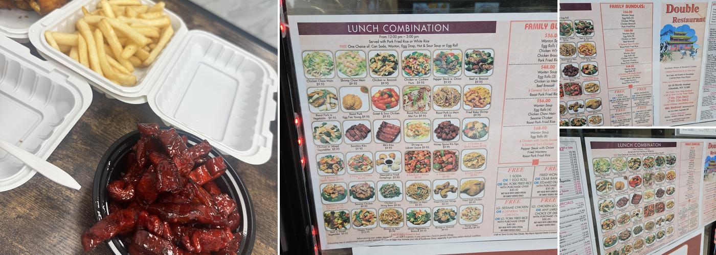 Double Restaurant Menu