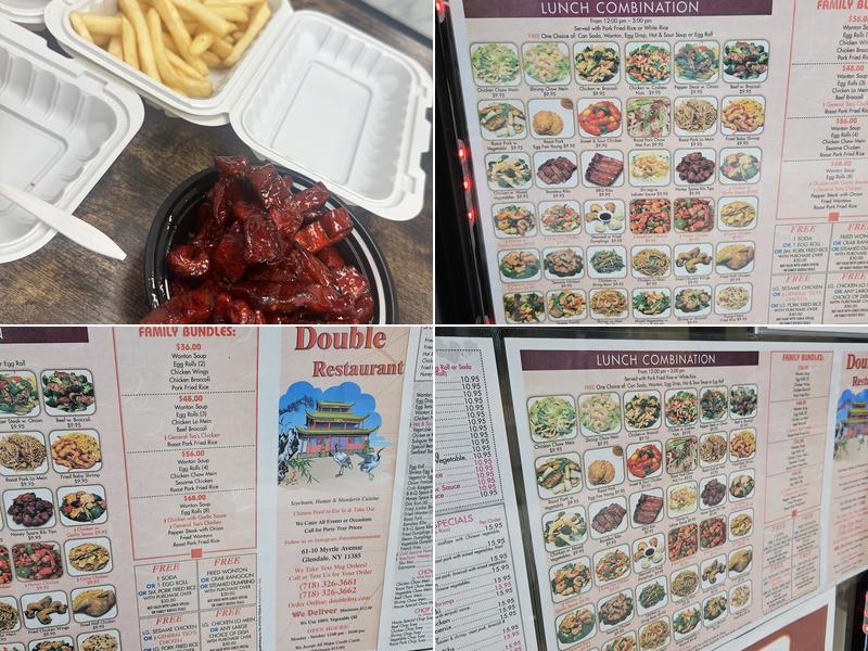 Double Restaurant Menu