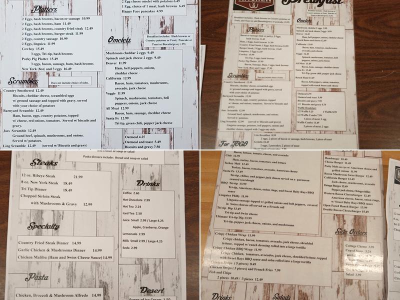 Kenny's Kitchen Menu