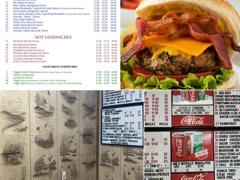 Sam's To Go Menu