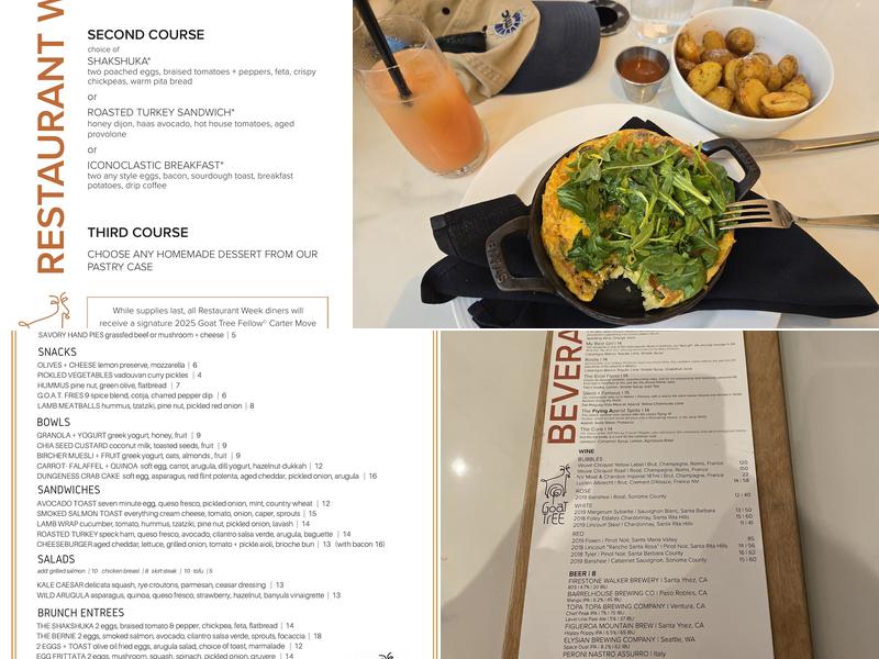 Goat Tree Menu
