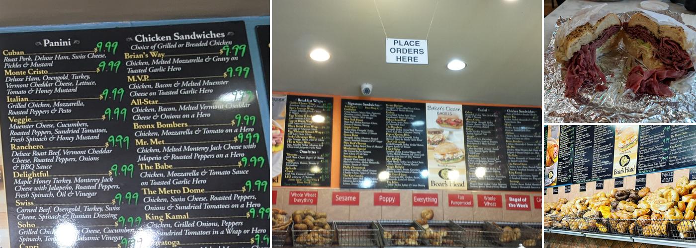 Baker's Dozen Menu