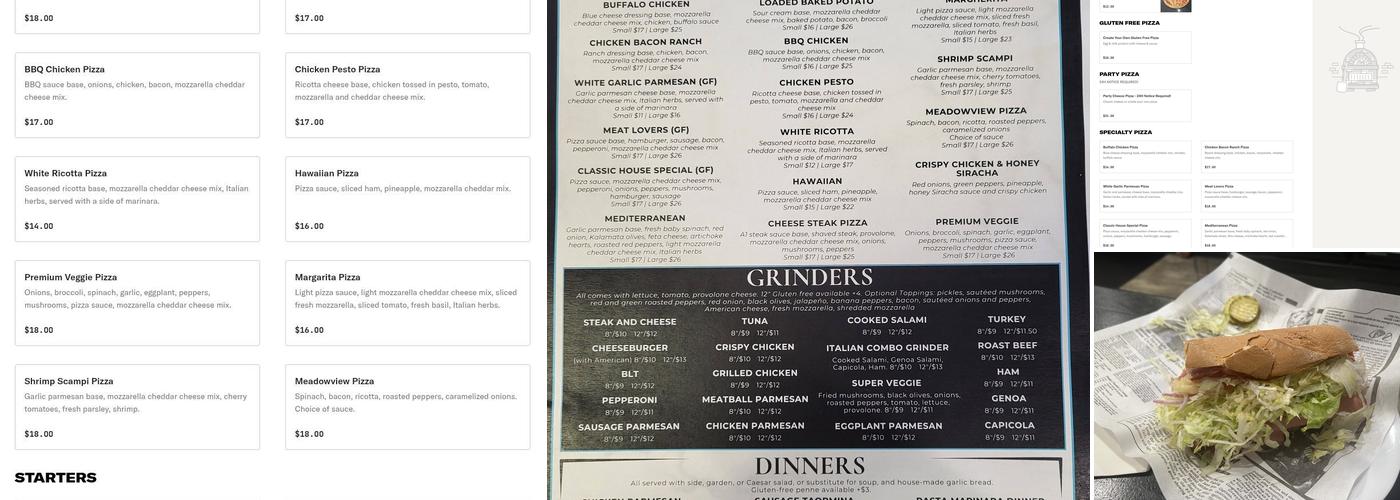 Cooley's Kitchen Menu