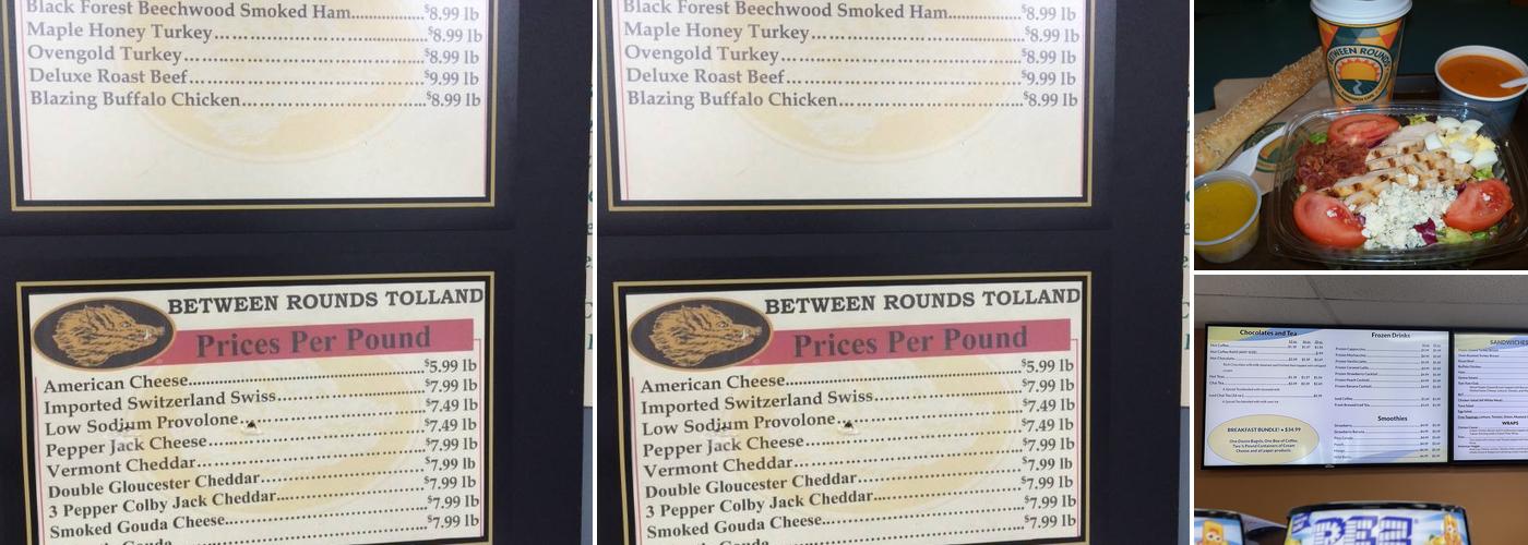 Between Rounds Bakery Sandwich Cafe Menu