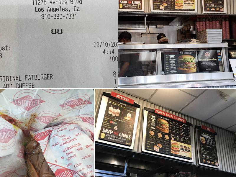 Fatburger Menu