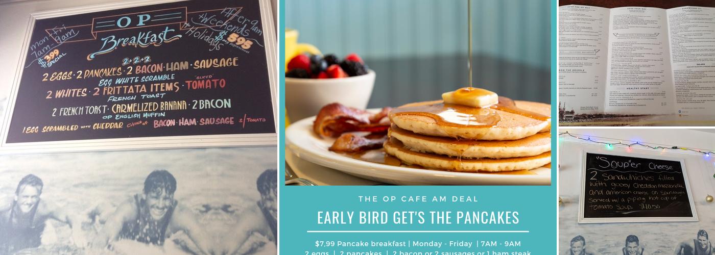 The OP Cafe Menu