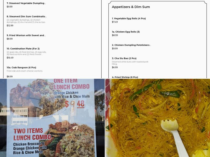 Chef Ming's Kitchen Menu