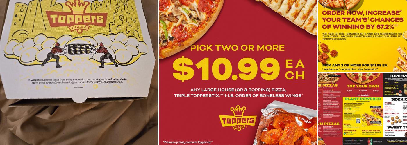 Toppers Pizza Menu