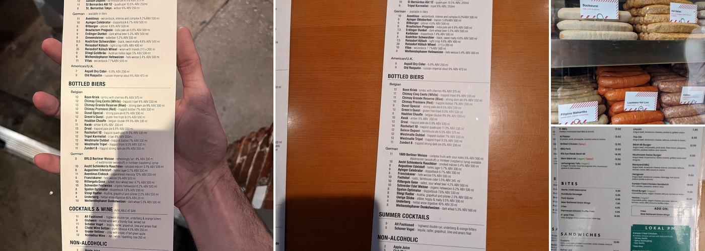 Wurstküche Restaurant Venice Beach Menu