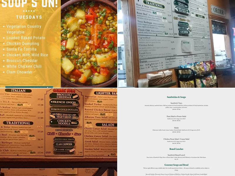 Pickerman's Soup & Sandwich Shop Menu