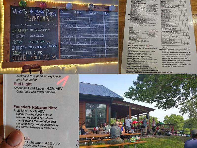 Red Pines Bar & Grill Menu
