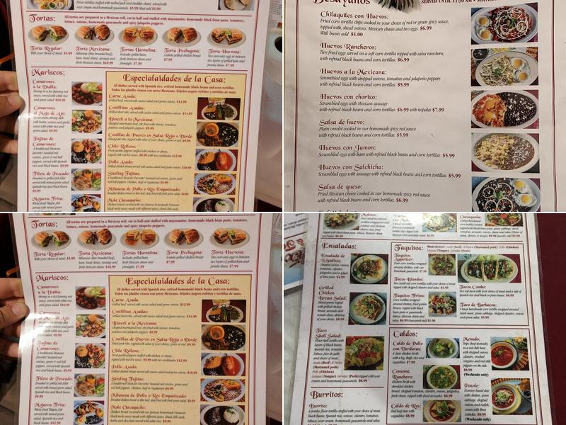 Don Felix Mexican - Los Angeles, CA Menu