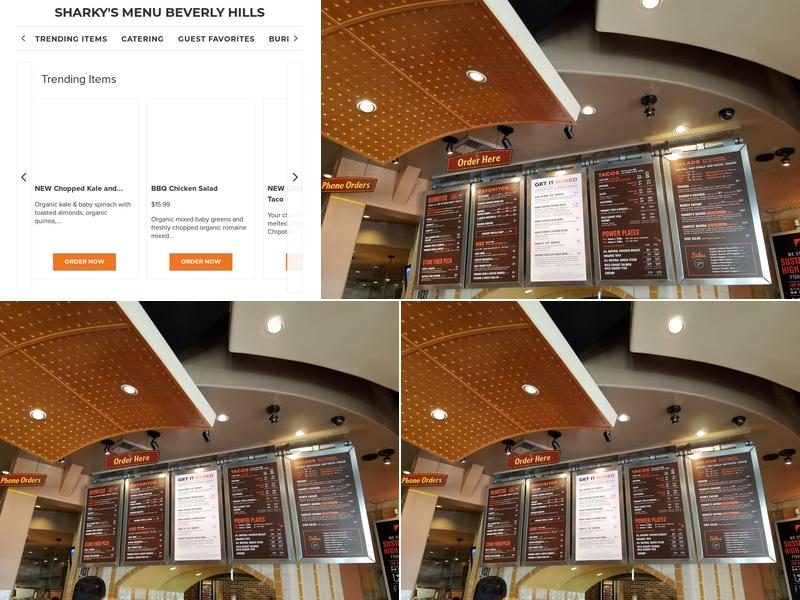 Sharky's Woodfired Mexican Grill Menu