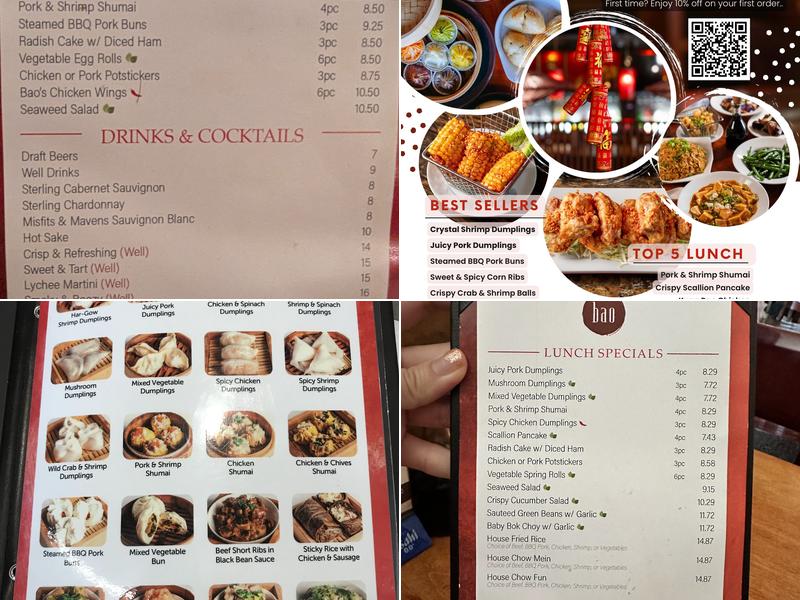 Bao Dim Sum House Menu