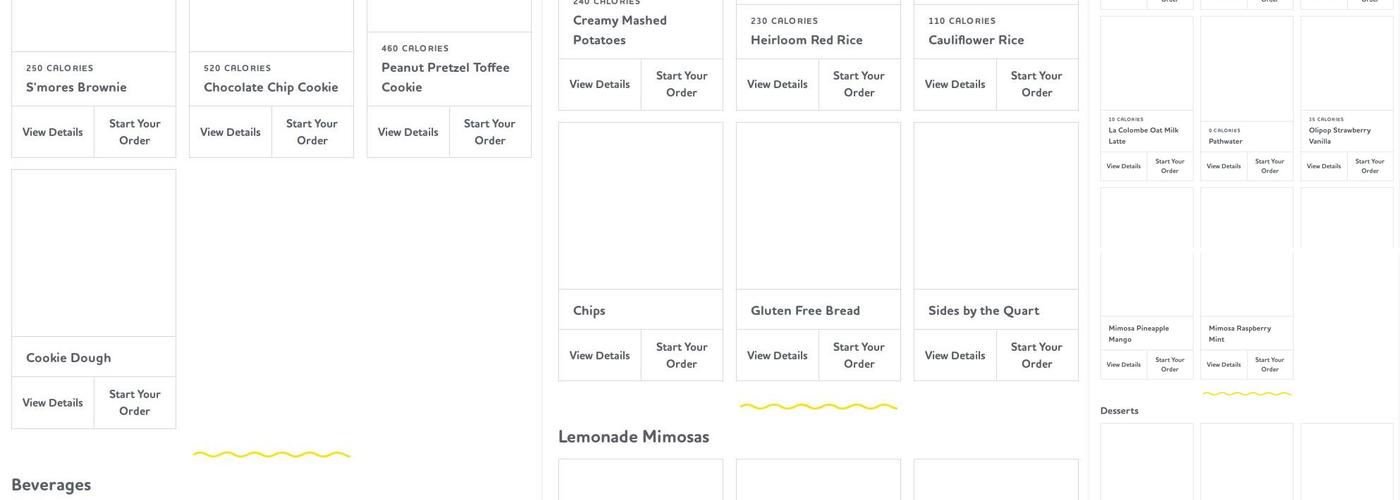Lemonade Restaurant Menu
