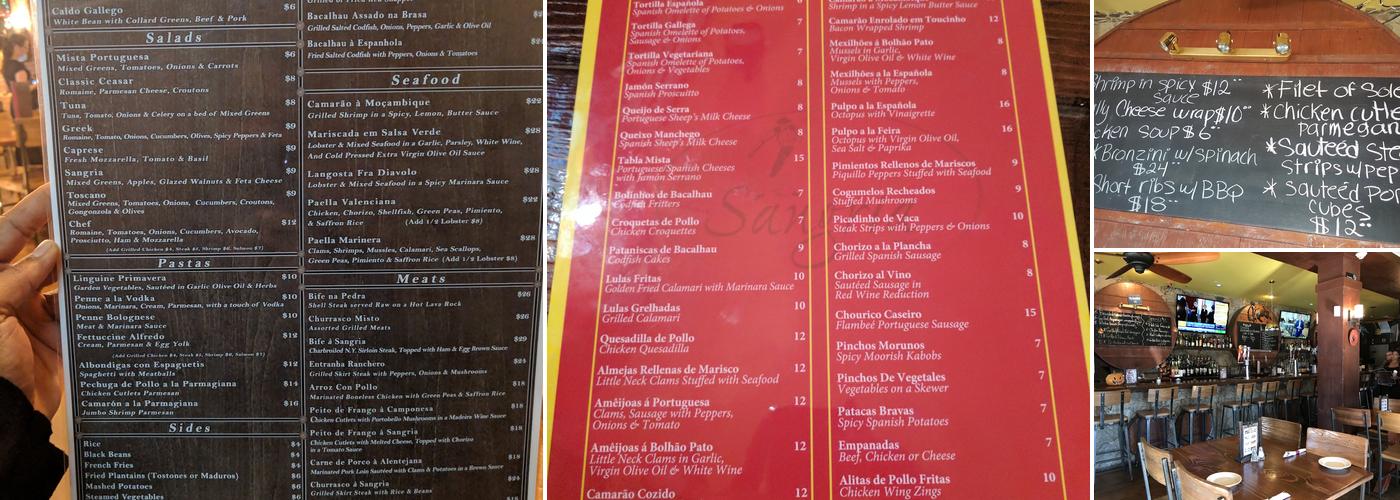 Sangria Menu