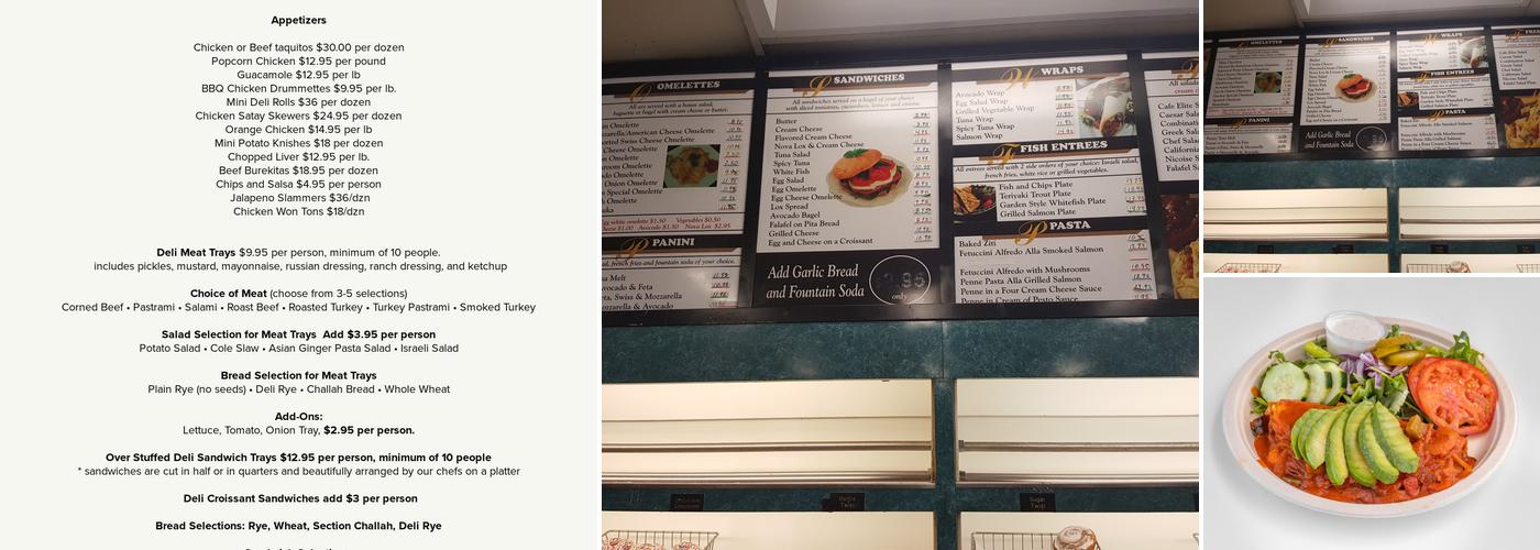 Schwartzs Dairy Menu