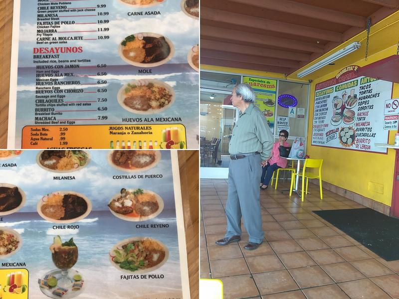 Chabelita's Restaurant Menu