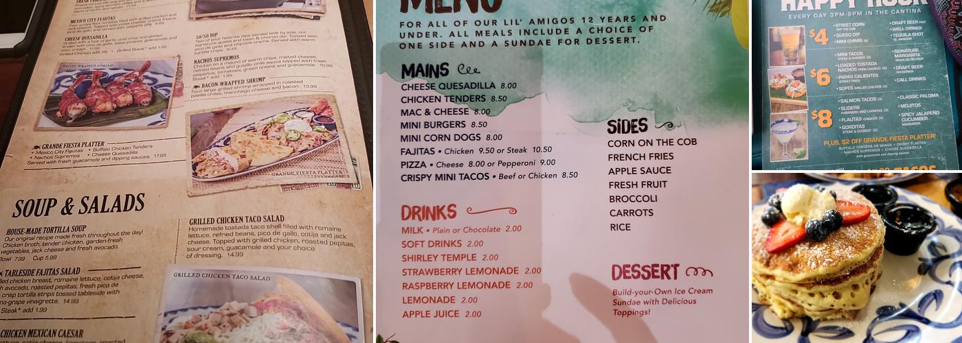 El Torito Menu