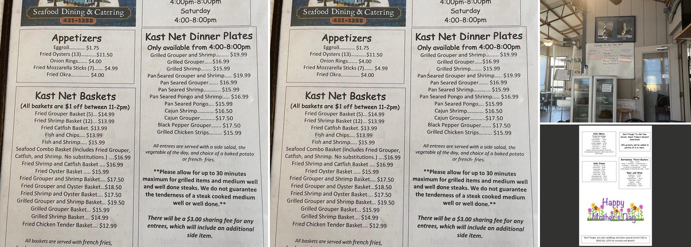 The Kast Net Menu
