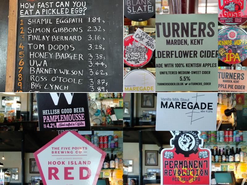 The Cock Tavern Menu