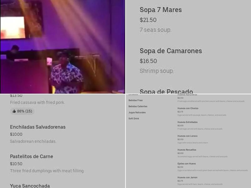 El Cafetalito Restaurant Menu