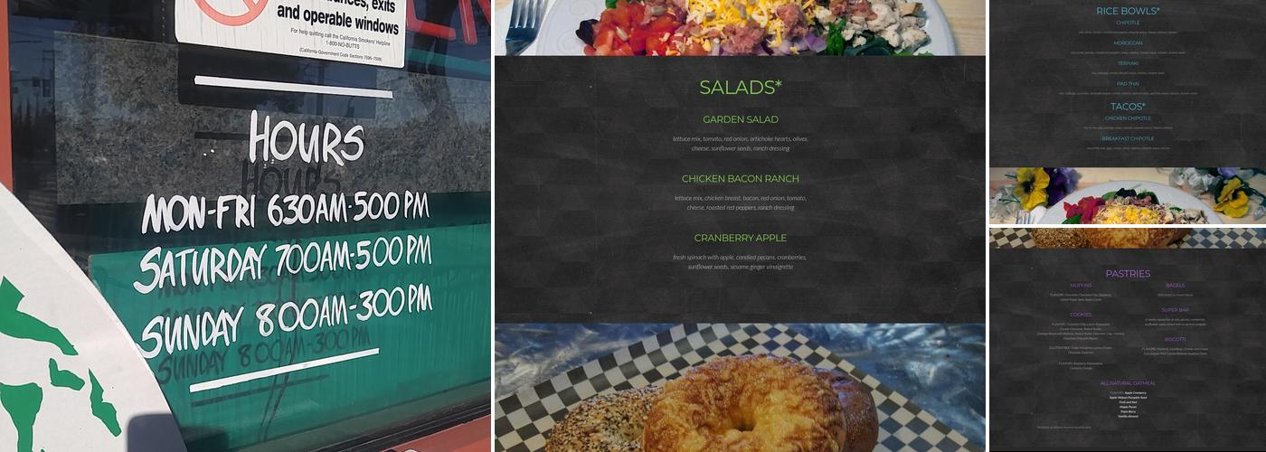 Kaleidoscope Coffee Company Menu