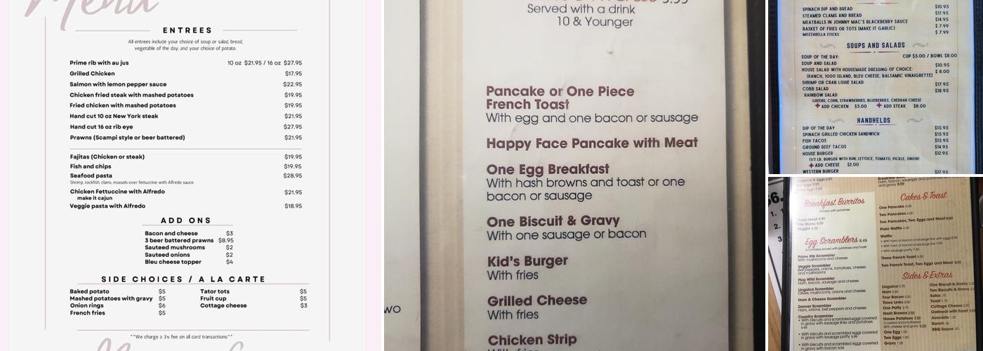 Becca's Cafe Menu
