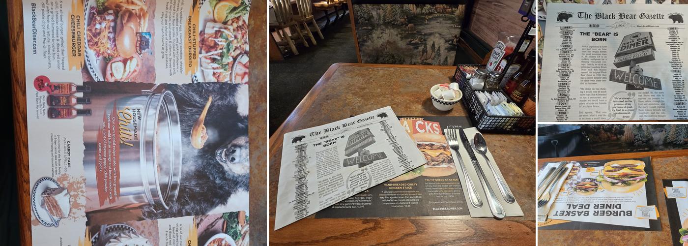 Black Bear Diner Menu