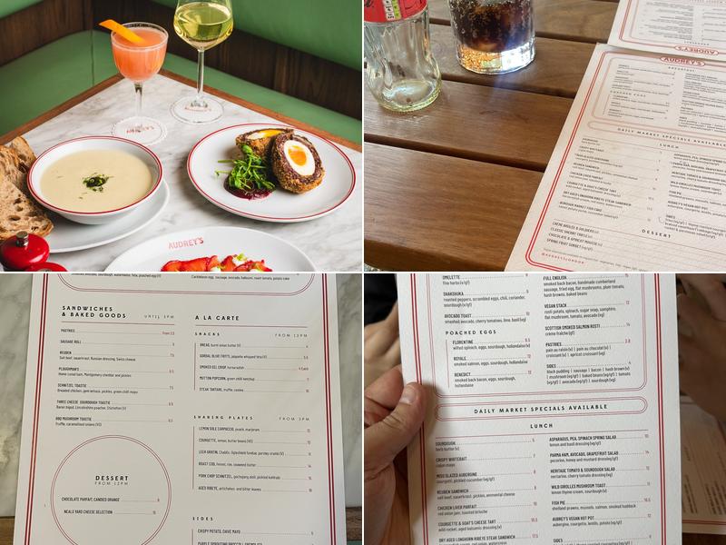 Audrey's Menu